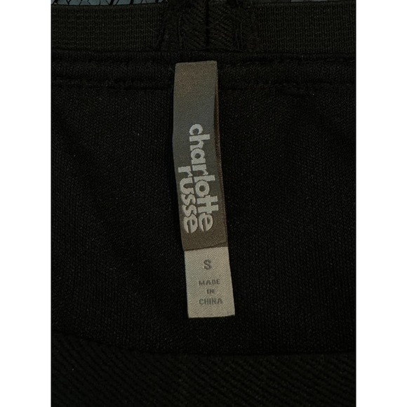 Women's Charlotte Russe Black Sequin Mini Skirt - Size Small - Fully Lined - Picture 3 of 4